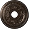 Ekena Millwork Baltimore PVC Medallion (Canopies up to 6 1/2"), 16"OD x 3 1/2"ID x 1"P, Metallic Mystic Brown CMP16BAAMB - alternate 1
